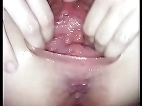 Going fist deep and sucking my wifes nasty loose wet crack