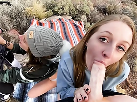 Two hawt couples have sexual intercourse on hike - marketable hiking ft sparksgowild - public group sex adventure pov