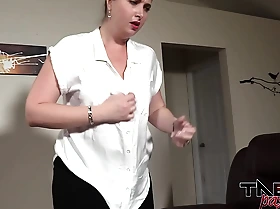 Bbw mummy blackmailed together with fucked by best friends young gentleman