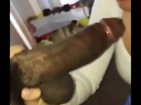 Oriental sluts worshipping big black cock
