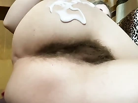 Natural hairy girl horde lotion session hairy pussy hairy ass hairy paws and hairy armpits off out of one's mind cutieblonde
