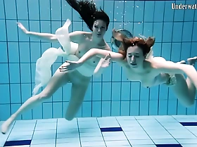 Andrejka and anetta underwater hot lesbians