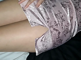 Sexy pink floral skirt for skirt enjoyers