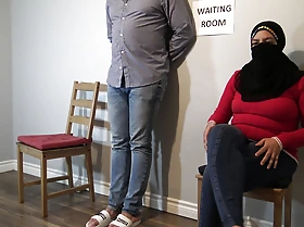 Married arab unspecified receives cumshot beside throw up waiting room.