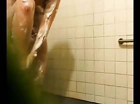 Chinese spliced films herself showering 2