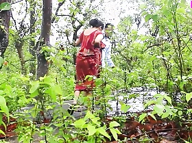 Village girl fucked in woods with Her Order DAD