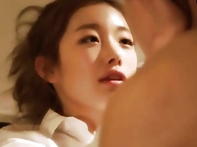 Korean legal age teenager - a exact couple gets fucked in a hotel room
