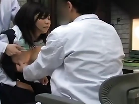 Japan crammer breast testing gyno debase
