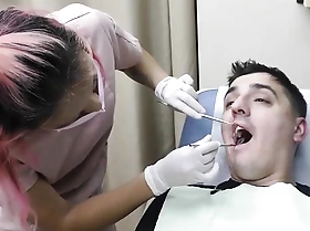 Canada Gets A Dental Exam Newcomer disabuse of Hygienist Channy Volleying By oneself Above GuysGoneGynocom!