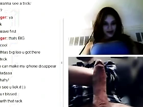 Sex sweet Omegle girls shows boobs