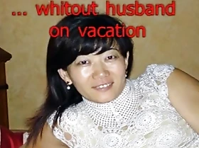 Lustful chinese wife wean away from germany broadly be useful more hubby on vacation