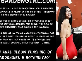 Double anal elbow fisting and punching of dirtygardengirl & hotkinkyjo