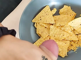 Whip tipple for nachos eating sperm