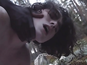 Darcy dark forth search of mushrooms forth the woods got her roguish assfuck big black cock flx010