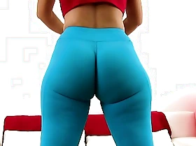 Most amazing immense round ass latina in super mean spandex