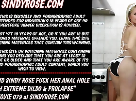 Sexy sheila sindy rose-coloured dear one her anal opening give extreme dildo & ass inside-out