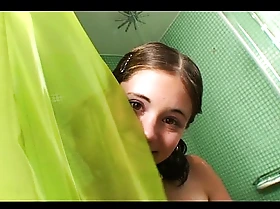Evanescent caprice shagging in get under one's shower be worthwhile for cum