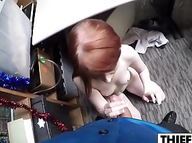 Tiny redhead krystal orchid is a second-story