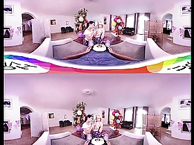 Holivr 360vr awesome wine and dine Threesome